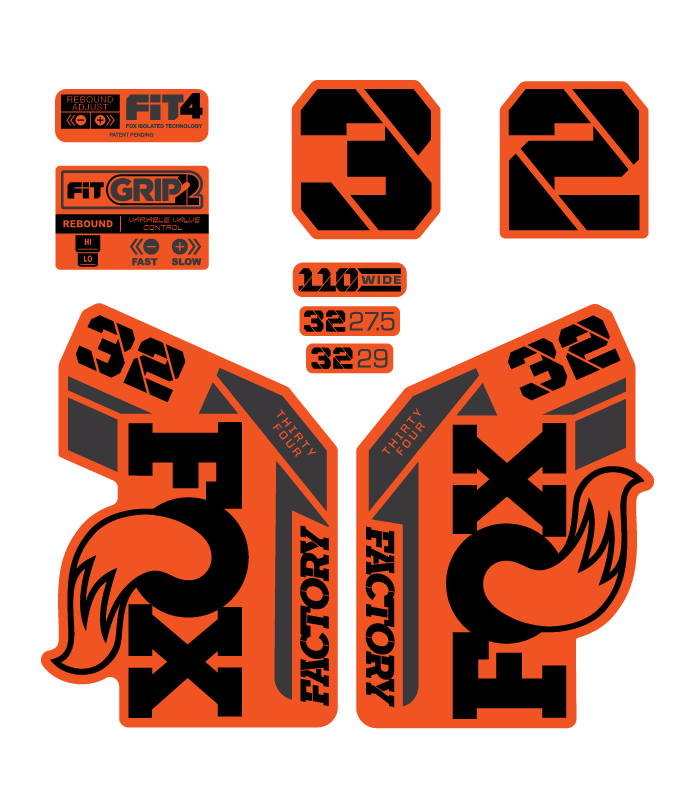 2021 FOX 32 FACTORY ORANGE